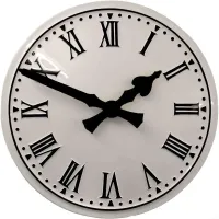 Batley Outdoor Clock Service white dial